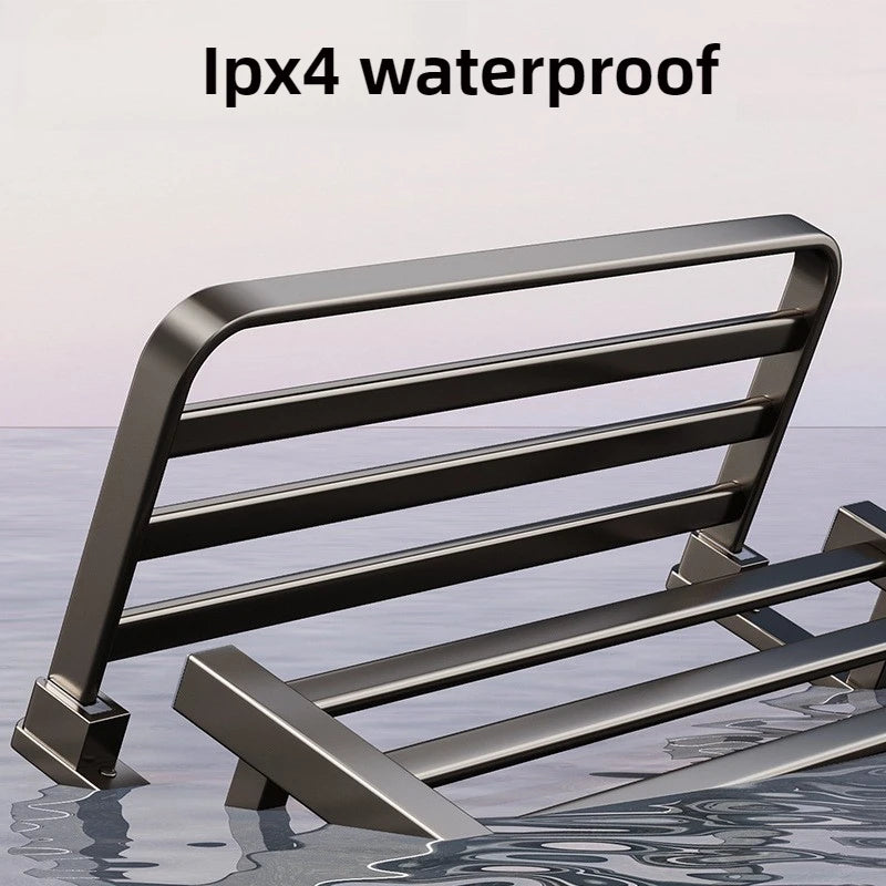 Electric Heated Towel Rail Bathroom Wall Towel Rack Thermostat Sterilization Towels Warmers Storage Towels Dryer Accessories